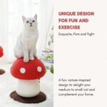 Mushroom Cat Scratching Post, Sisal Wrapped - Image 4