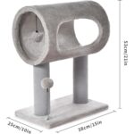 20.5 in Cat Tree with Tunnel Bed & Scratching Posts - Image 10