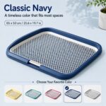 Indoor Dog Potty Tray with Raised Mesh Grid, 25.6 x 19.7 in - Image 4
