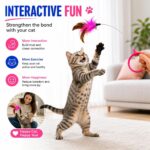 2-Pack Wearable Feather Cat Toy Collars - Image 8