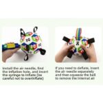 Interactive Dog Soccer Ball with Grab Tabs, 7 in - Image 2