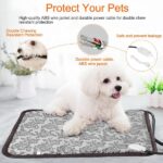 Pet Heating Pad with Adjustable Temperature, 17.7 x 17.7 in - Image 9