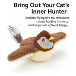 Rechargeable Flapping Bird Interactive Cat Toy - Image 2
