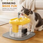 2.5L Cat Water Fountain with Clear Tank - Image 5