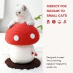 Mushroom Cat Scratching Post, Sisal Wrapped - Image 7