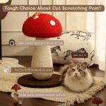 Mushroom Cat Scratching Post, Sisal Wrapped - Image 9
